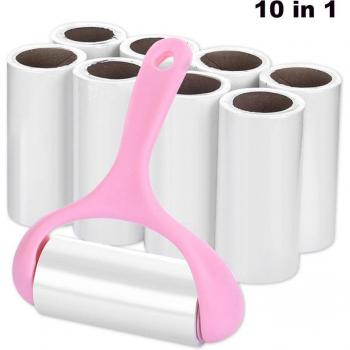Adhesive Dust Roller Set with Handle
