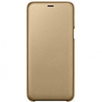 Samsung Wallet Cover für Galaxy A6 Plus, Gold