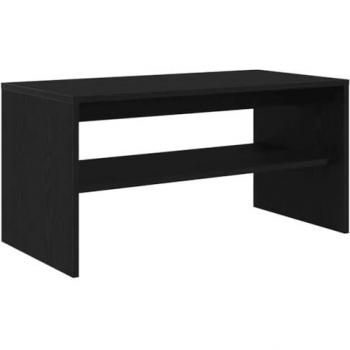 Dual-Function Black Oak TV Cabinet