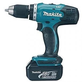 Makita DDF453RFE 18 V Li-ion LXT Cordless Drill Driver Complete with 2 x 3.0 Ah Li-ion Batteries and Charger in a Carry Case