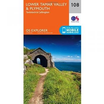 Ordnance Survey Map of Lower Tamar Valley & Plymouth