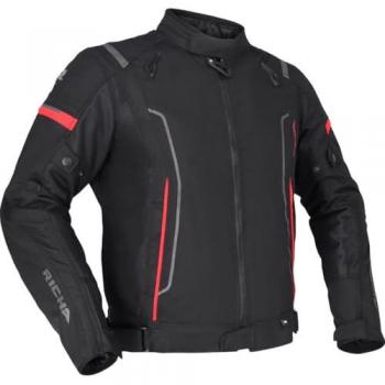 Richa Airstream 3 blouson moto imperméable Noir Rouge 4XL