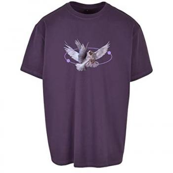 Maglietta Mister Tee Oversize Vive La Liberté Purple Night 5XL