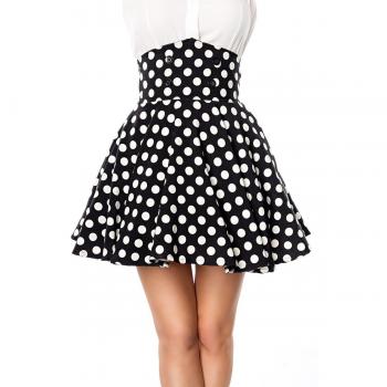 High Waist Minirock mit extra breitem Bund L