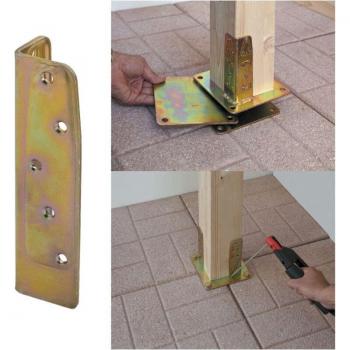 Plaque d'angle trop 800/A 140x40x40