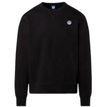North Sails Logosweatshirt – Rundhals, Schwarz S