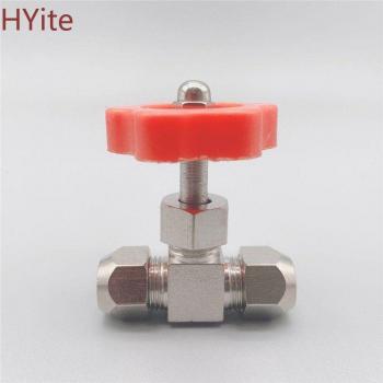 12mm Orange Plastic Handle High Pressure Tube Needle Globe Valve