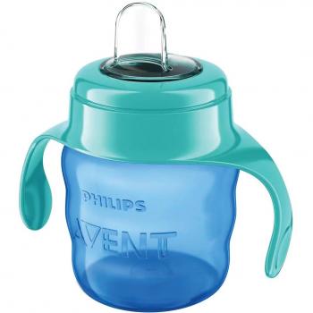 Vaso boquilla blanda azul 200ml scf551/05