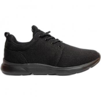 8000Kicks Explorer V2 – Premium Full Black Water‑Resistant Hemp Sneakers