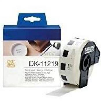 NCDK11219 Etiquetas Blancas 12mm 1200psc para Brother P-Touch QL1000 1050 1060