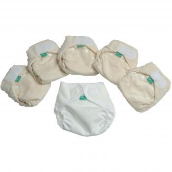 PurePetal Bamboo Baby Pack – 5 Nappies