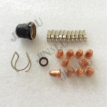 23 Uds de Electrodo de Plasma PR0110 con Punta 0.8mm PD0116-08 y Aislador PE0106