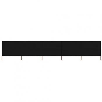 Wind Screen Fabric 5 Panels 600x160 cm Anthracite