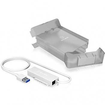 ICY BOX Festplattengehäuse IB-AC705-6G, 8,9 cm (3,5)/6,35 cm (2,5) SSD/HDD auf USB 3.0