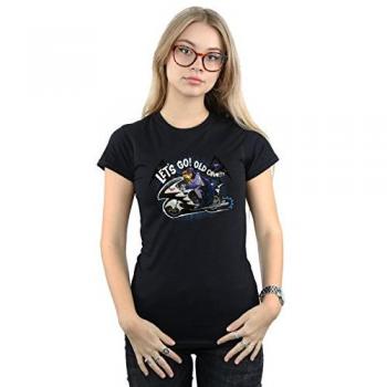 DC Comics Women's Batman TV Series Bat Bike T-Shirt Black