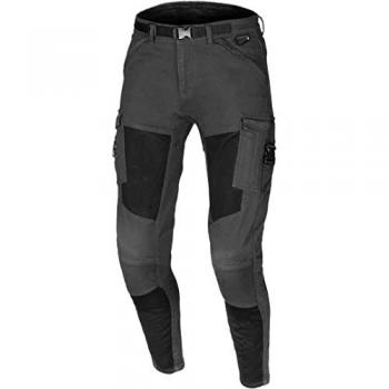 Macna Bombar Pantalones de Moto Negros