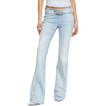 Diesel Blue Bootcut Flare Jeans for Women – Size 24, D‑Ebby Belt