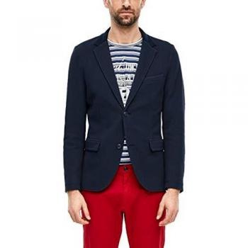 S.Oliver RED LABEL Herren Blazer 3XL – Navy mit Webmuster