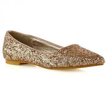 Rosalie Elegant Bridal Flat Pumps – Pointed Toe
