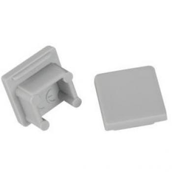 Kit Chiusura Profilo Alluminio in Plastico Grigio