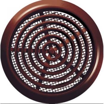 Évent de ventilation 80mm en ABS brun