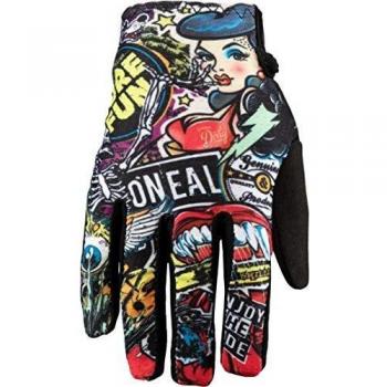 Guanti O'Neal per Ciclismo, Modello Crank, Taglia M, Colore Multicolore