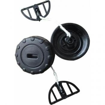 Lot double de bouchons de réservoir pour carburant STIHL – Série MS170/MS180 (MS170C/MS180C) – Noir