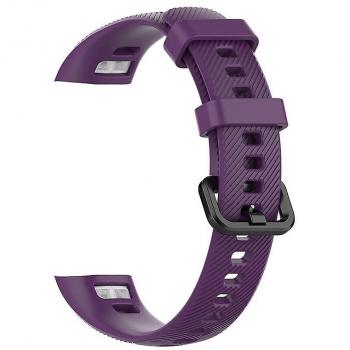 Correa de silicona para pulsera inteligente Huawei Honor 4/5 JIKAIX Púrpura