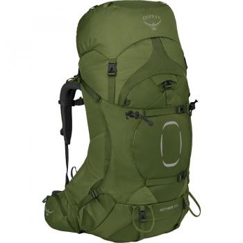Osprey Aether 65L Unisex Backpack Garlic Mustard Green S-M