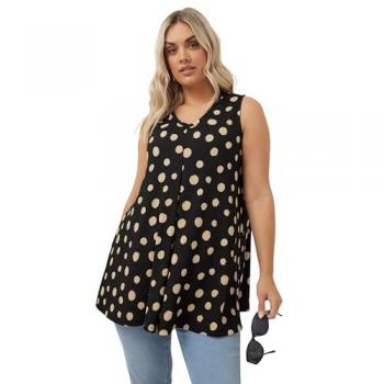 Stippled Spot Swing Vest