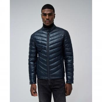 Giacca Denim Trapunta Blu Scuro S