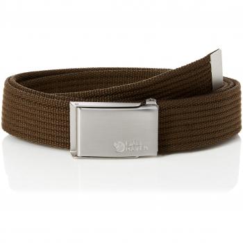 Fjällräven Men's Merano Canvas Belt, Dark Olive, One Size
