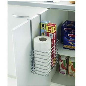 Cesto Alto de Metaltex, Gris Metalizado, Modelo Galileo