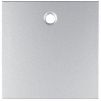 Berker S1/B1/B7 Zugschalter Zentralplatte in Aluminium matt