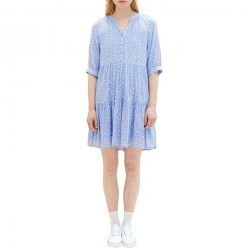 Chemise en denim Tom Tailor bleue