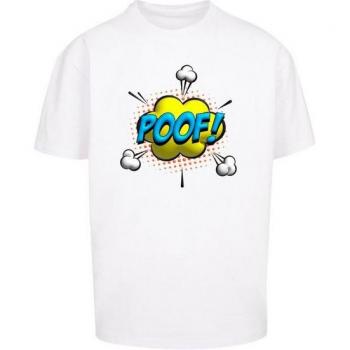 Merchcode POOF Comic T-Shirt XXL – Weiß, Casual Oversized