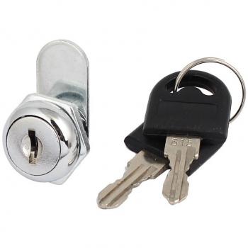 Sourcingmap Drawer Lock with Keys 37mmx24mmx19mm Cylinder Head