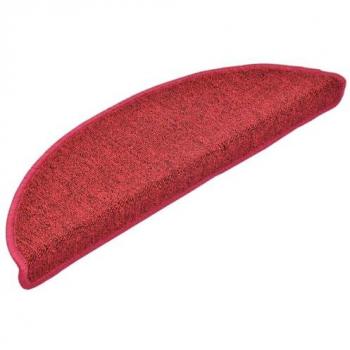 30 Tappetini per Scale Rosso Bordò 56x17x3 cm – VidaXL
