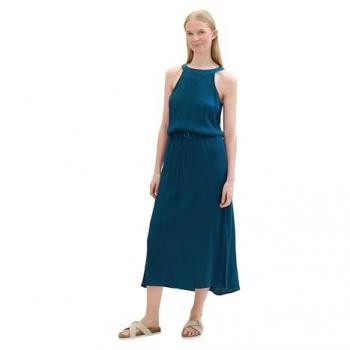 TOM TAILOR Maxikleid blau 42