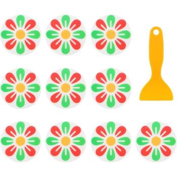 Round Cartoon Bath Stickers