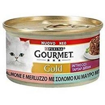 Purina Gourmet Gold Umido Gatto Intrecci 24 Lattine 85 g (Novità)