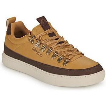 Zapatillas de Moda Kappa Lacedelli para Hombre – Marrón con Detalle Amarillo