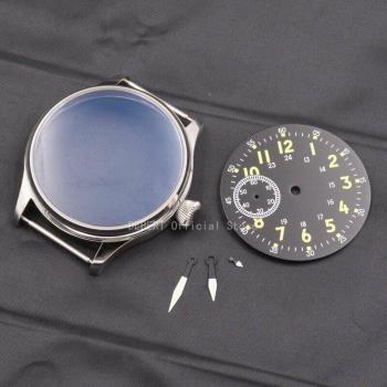 Corgeut 44mm Stainless Steel Watch Case