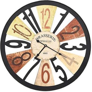 VidaXL Metal Wall Clock 60 cm Multicolour