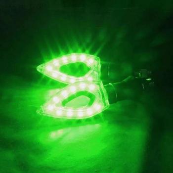 Motorbike 12 LED Turn Signal Indicators (2pc)