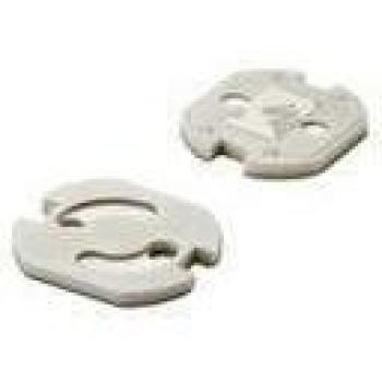 Inofix Protecteur Rotatif pour Prise, Blanc (6 pièces)