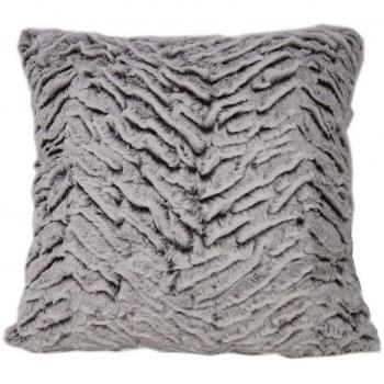 Catherine Lansfield “Wolf” Cushion – Neutral, 43 cm × 43 cm