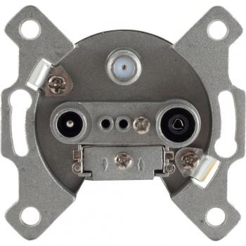 Shiverpeaks Basic‑S Antenna Plug BK+SAT Durchgang Digi 10 dB