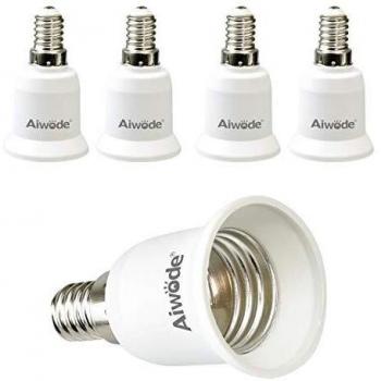 NovaFit E14/E27 Universal Bulb Converter – 5‑Pack
