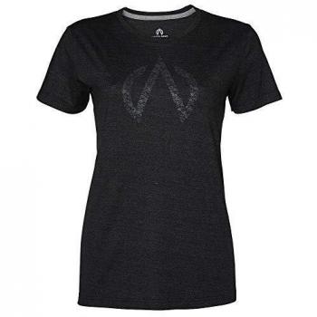 North Bend ExoWool Damen-T-Shirt W, Schwarzmelange – S